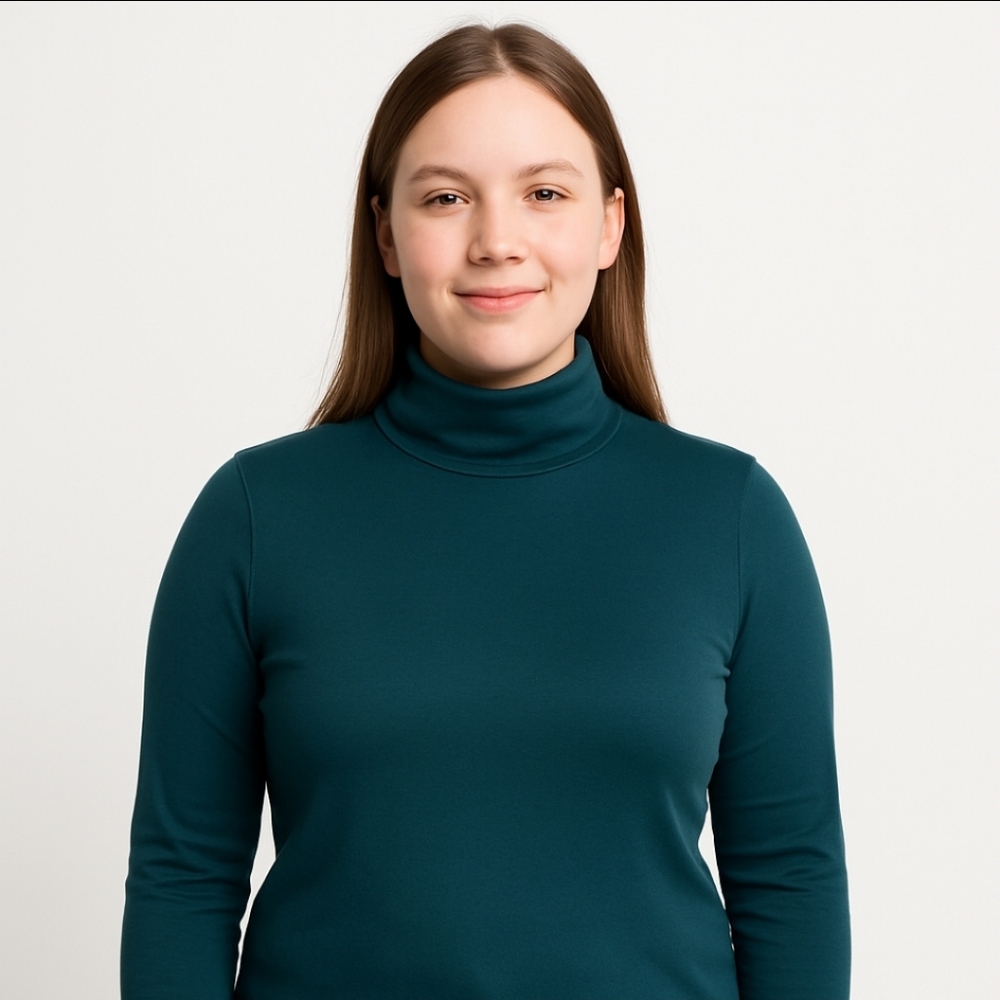 Alfani Woman Green Turtleneck Size 1X
